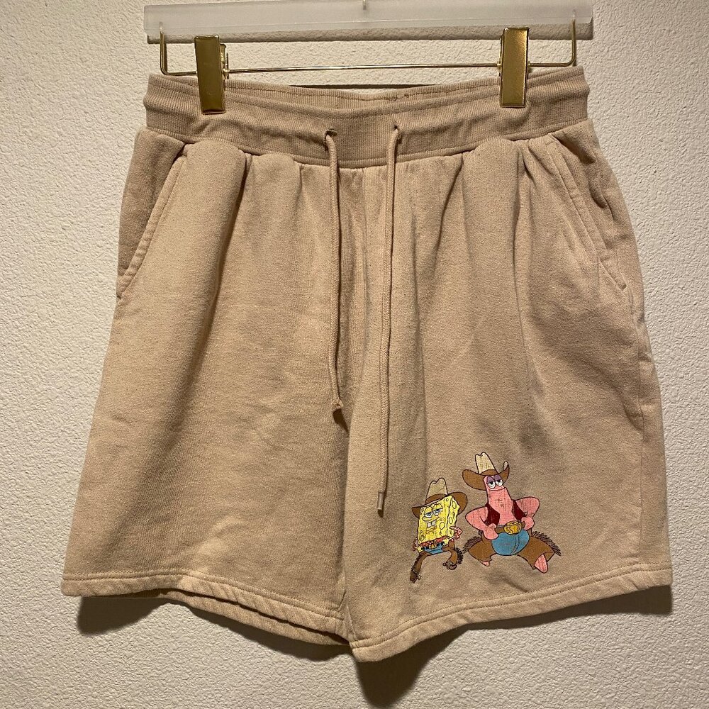 Nickelodeon SpongeBob & Patrick Western Cowboy Sweat Shorts - Size Small